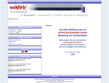 Tablet Screenshot of fachhandel.wohlleb.at